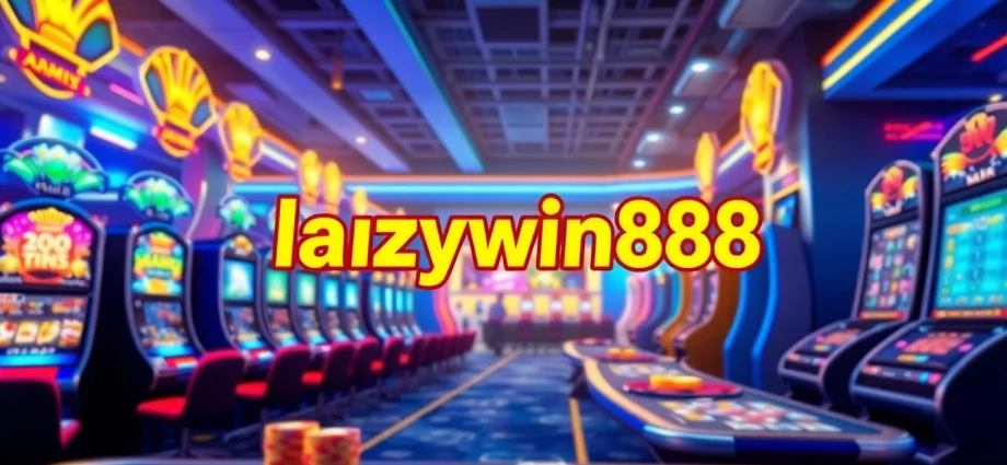 Explore the vibrant world of lazywin888 online gaming with colorful slots and exciting casino elements.