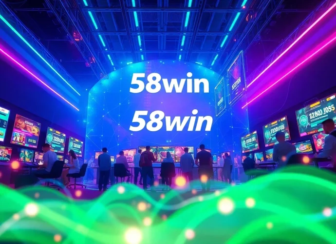 Experience an exciting gameplay moment with 58win in a vibrant digital setting.