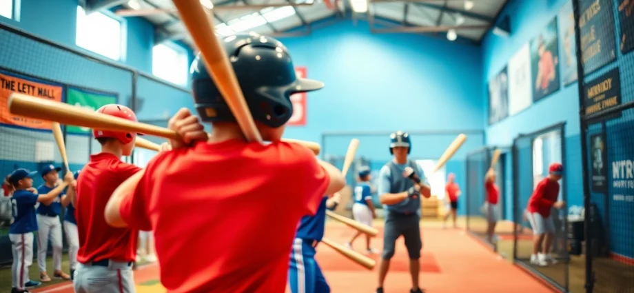 Young athletes training at the hit club, demonstrating teamwork and skill development.